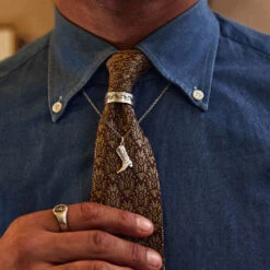 Silver Cowboy Boot Necklace -Serge DeNimes Jewelry Shop Cowboy Boot Necklace