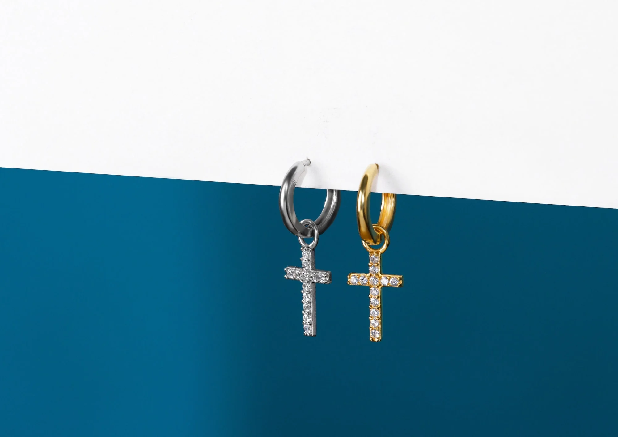 Serge DeNimes Jewelry Shop 26 Serge DeNimes Jewelry Shop -Serge DeNimes Jewelry Shop Cross Drop Earrings For Men By Orionz Jewels 9