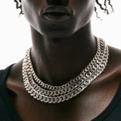 Silver 10mm Curb Chain 14 Silver 10mm Curb Chain -Serge DeNimes Jewelry Shop Curb Chains f95d9979 afea 442a 91a1 122dd076a466