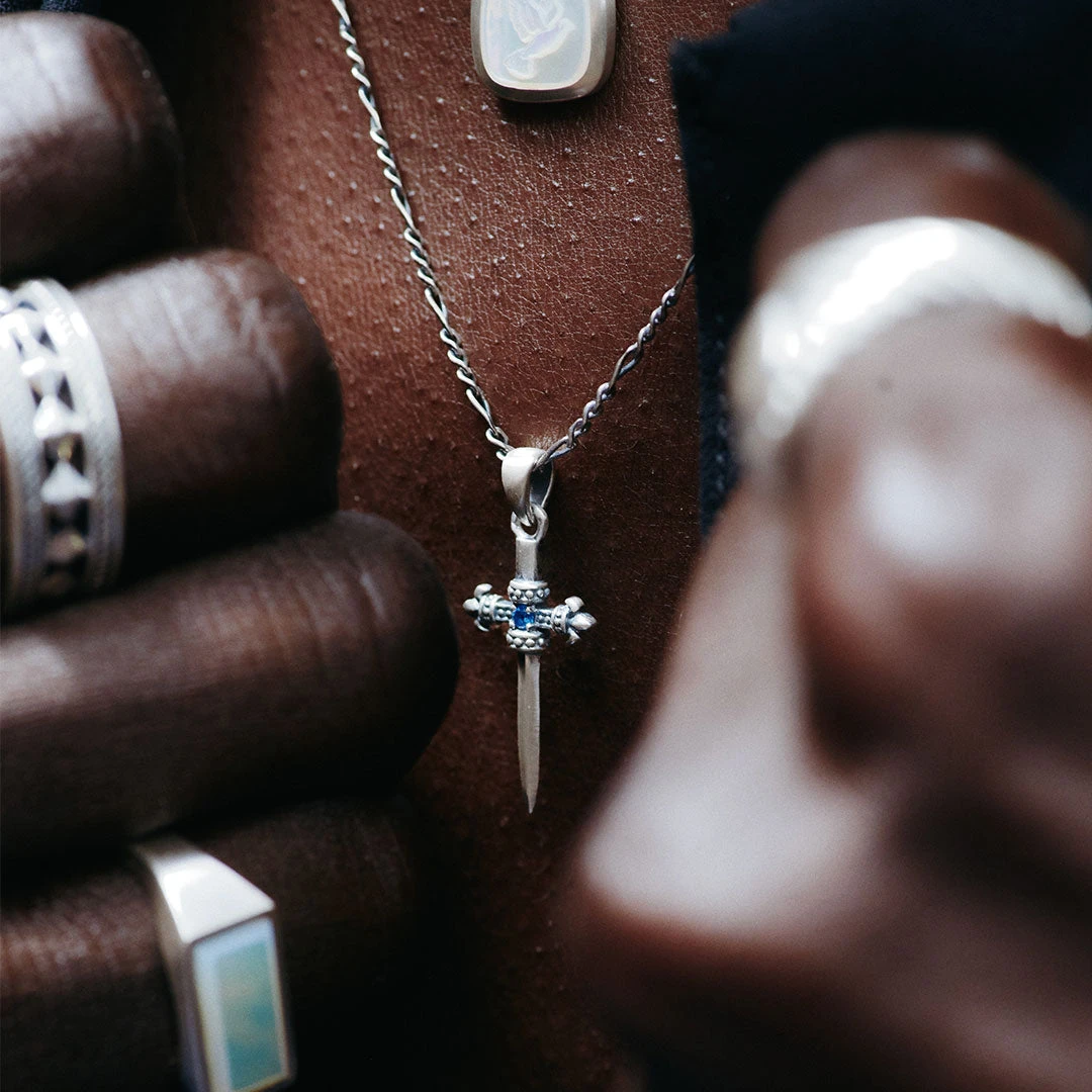 Silver Estoc Necklace 10 Silver Estoc Necklace - Image 8