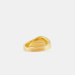 Gold Brushed Round Ring -Serge DeNimes Jewelry Shop Gold Brushed Round Ring Product Shot 3 Grey 7d5bfb01 40cf 4cc0 b220 093c25a58e2b