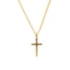 Gold Cross Necklace -Serge DeNimes Jewelry Shop Gold Cross Necklace Product Shot