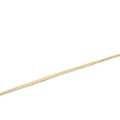 Serge DeNimes Jewelry Shop 20 Serge DeNimes Jewelry Shop -Serge DeNimes Jewelry Shop Gold Flat Curb Chain Necklace White 2