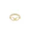 Gold Lasso Ring -Serge DeNimes Jewelry Shop Gold Lasso Ring Product Shot Tilt White