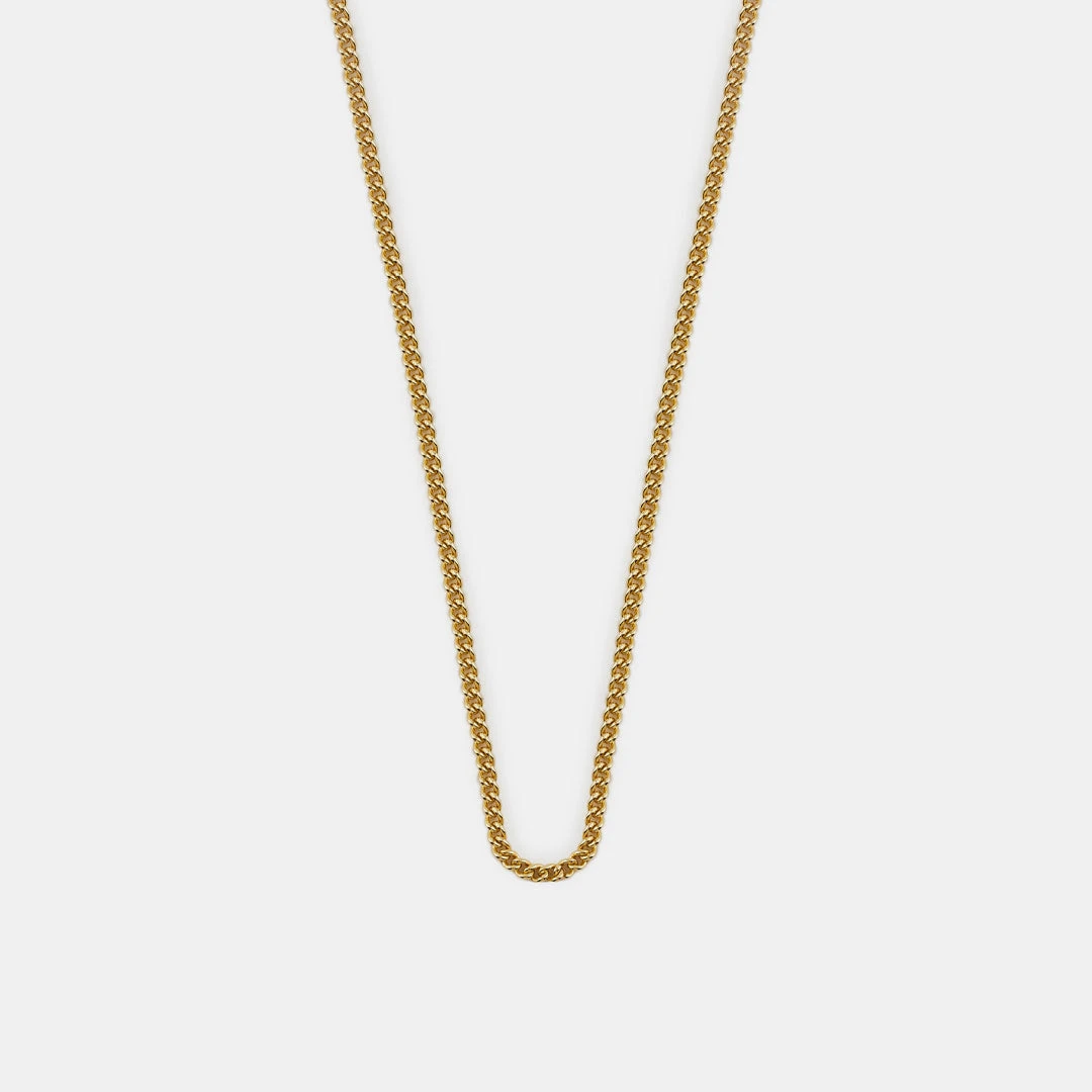 Gold 1.5mm Curb Chain 5 Gold 1.5mm Curb Chain - Image 3