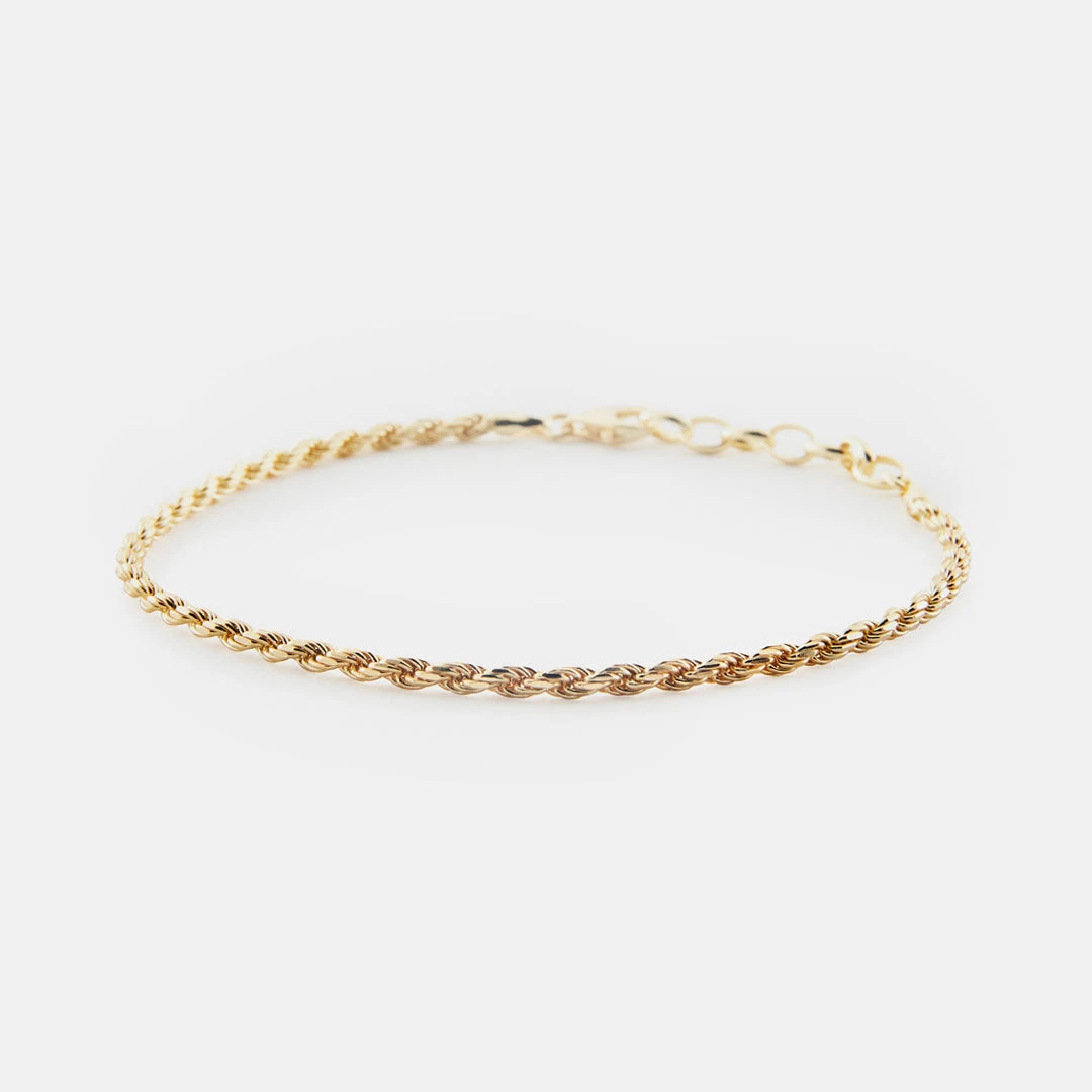 Gold Rope Bracelet 5 Gold Rope Bracelet - Image 3