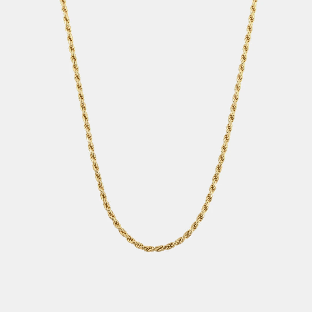 Gold Rope Neckace 5 Gold Rope Neckace - Image 3