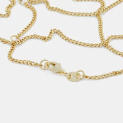 Gold Saloon Necklace 16 Gold Saloon Necklace -Serge DeNimes Jewelry Shop Gold Saloon Necklace Grey 4