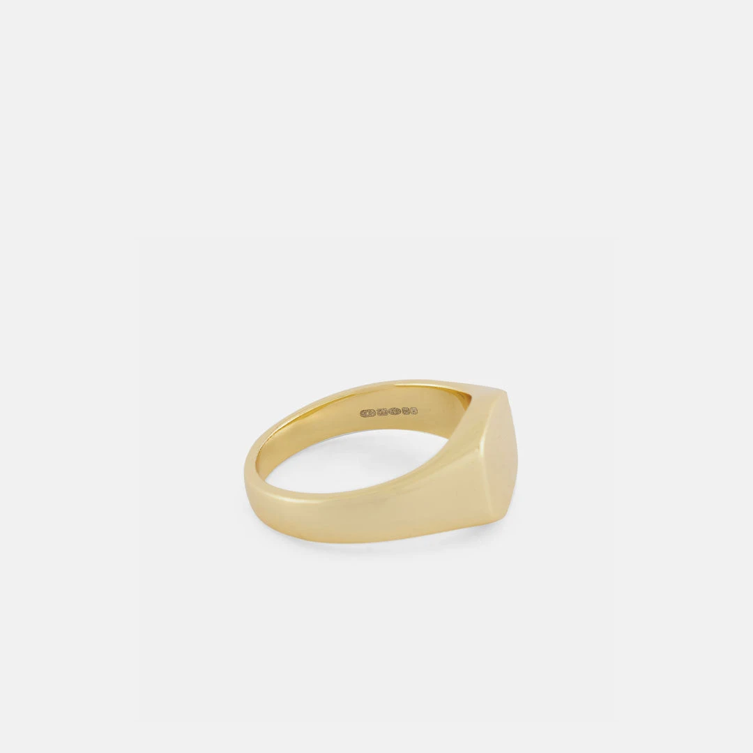 Gold Signet Ring 8 Gold Signet Ring - Image 6