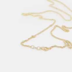 Gold St Christopher Necklace -Serge DeNimes Jewelry Shop Gold St Christopher Necklace Grey 4