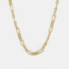 Gold Track Chain Necklace
