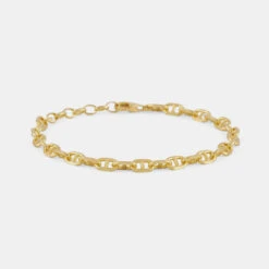 Gold Wanted Bracelet 12 Gold Wanted Bracelet -Serge DeNimes Jewelry Shop Gold Wanted Bracelet Grey 1