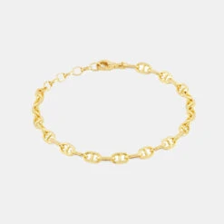 Gold Wanted Bracelet 14 Gold Wanted Bracelet -Serge DeNimes Jewelry Shop Gold Wanted Bracelet Grey 3