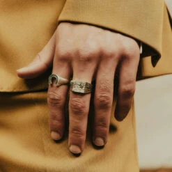 Silver Outback Ring 14 Silver Outback Ring -Serge DeNimes Jewelry Shop Outback Ring Ranch RIng