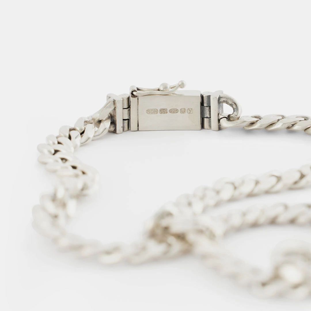 Silver 10mm Curb Chain 6 Silver 10mm Curb Chain - Image 4