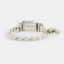 Silver 12mm Curb Bracelet 13 Silver 12mm Curb Bracelet -Serge DeNimes Jewelry Shop Silver 12mm Curb Bracelet Grey 3 93d54ab6 7bd1 407b 8e2a cf5980ee81da