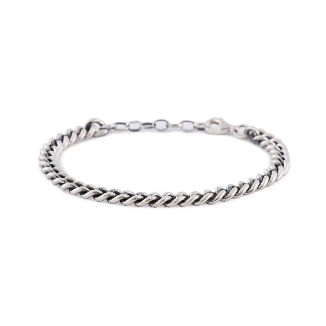 Silver 6mm Curb Bracelet 2 Silver 6mm Curb Bracelet