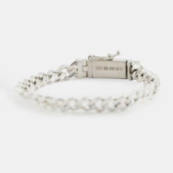 Silver 8mm Curb Bracelet 13 Silver 8mm Curb Bracelet -Serge DeNimes Jewelry Shop Silver 8mm Curb Bracelet grey 3 5430362e 4452 4ac4 aed8 98a7fabc3a6c