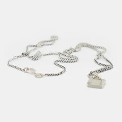 Silver Atrium Necklace -Serge DeNimes Jewelry Shop Silver Atrium Necklace Grey 4