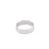 Silver Attrition Ring -Serge DeNimes Jewelry Shop Silver Attrition Ring Product Shot Tilt White
