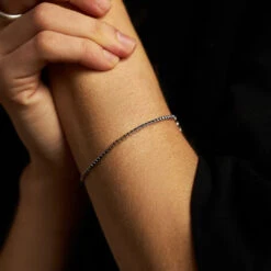 Silver Box Chain Bracelet 18 Silver Box Chain Bracelet -Serge DeNimes Jewelry Shop Silver Box Chain Bracelet Model