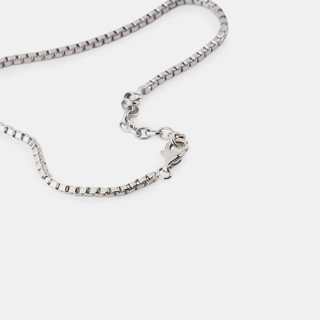 Silver Box Chain Bracelet 7 Silver Box Chain Bracelet - Image 5