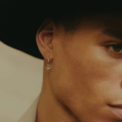 Silver Bull Earring 17 Silver Bull Earring -Serge DeNimes Jewelry Shop Silver Bull Earring Model 1