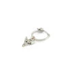 Silver Bull Earring -Serge DeNimes Jewelry Shop Silver Bull Earring White 1