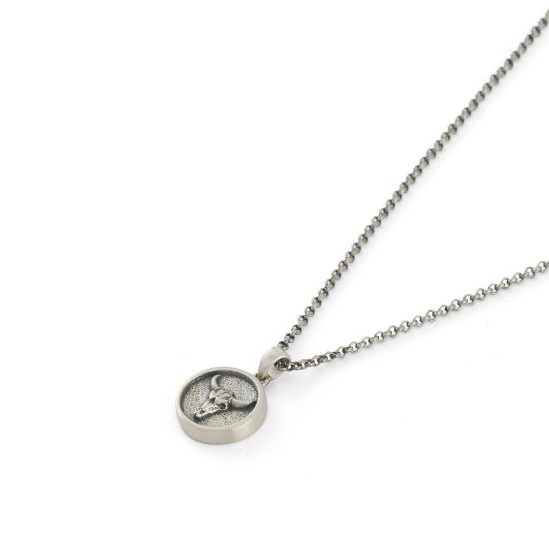 Silver Bull Necklace 4 Silver Bull Necklace - Image 2