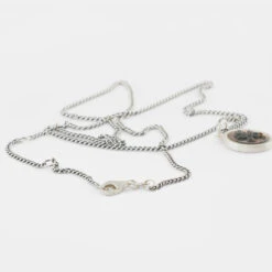 Silver Cherub Cameo Necklace 16 Silver Cherub Cameo Necklace -Serge DeNimes Jewelry Shop Silver Cherub Cameo Necklace Grey 4