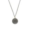 Silver Clover Necklace -Serge DeNimes Jewelry Shop Silver Clover Necklace White 1