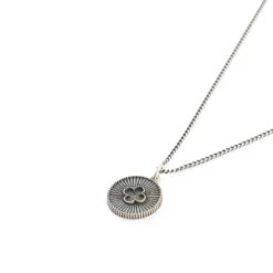 Serge DeNimes Jewelry Shop 8 Serge DeNimes Jewelry Shop -Serge DeNimes Jewelry Shop Silver Clover Necklace White 2