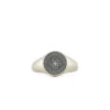 Silver Clover Ring -Serge DeNimes Jewelry Shop Silver Clover Ring White 1