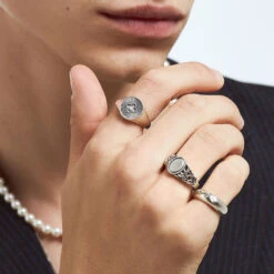 Silver Lace Ring -Serge DeNimes Jewelry Shop Silver Clover Ring Silver Lace Ring f995fd00 efd5 4a51 8c64 0377dab311e2