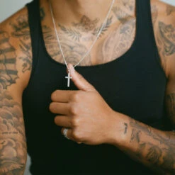 Silver Cross Necklace -Serge DeNimes Jewelry Shop Silver Cross Necklace 15434dbb cac8 49dc 921d 7b4c68df104b