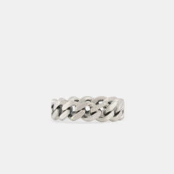 Silver Cuban Link Ring -Serge DeNimes Jewelry Shop Silver Cuban Link Ring White 1 848abb41 f17d 44a1 ab56 1dc2004e3ae4