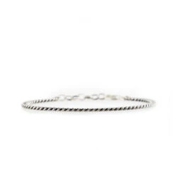 Silver 3.5mm Curb Bracelet