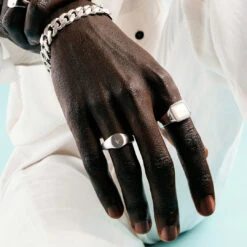 Silver Cushion Mother Of Pearl Ring -Serge DeNimes Jewelry Shop Silver Diamond Signet Ring Silver Cushion Mother of Pearl Ring 2f83ec73 972a 4a65 aef1 ca0f3eeda130