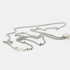 Silver Dove Cameo Necklace 17 Silver Dove Cameo Necklace -Serge DeNimes Jewelry Shop Silver Dove Cameo Necklace Grey 4