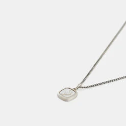 Silver Dove Cameo Necklace 15 Silver Dove Cameo Necklace -Serge DeNimes Jewelry Shop Silver Dove Cameo Necklace White 2