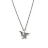 Silver Eagle Necklace 1 Silver Eagle Necklace -Serge DeNimes Jewelry Shop Silver Eagle Necklace White 1 1