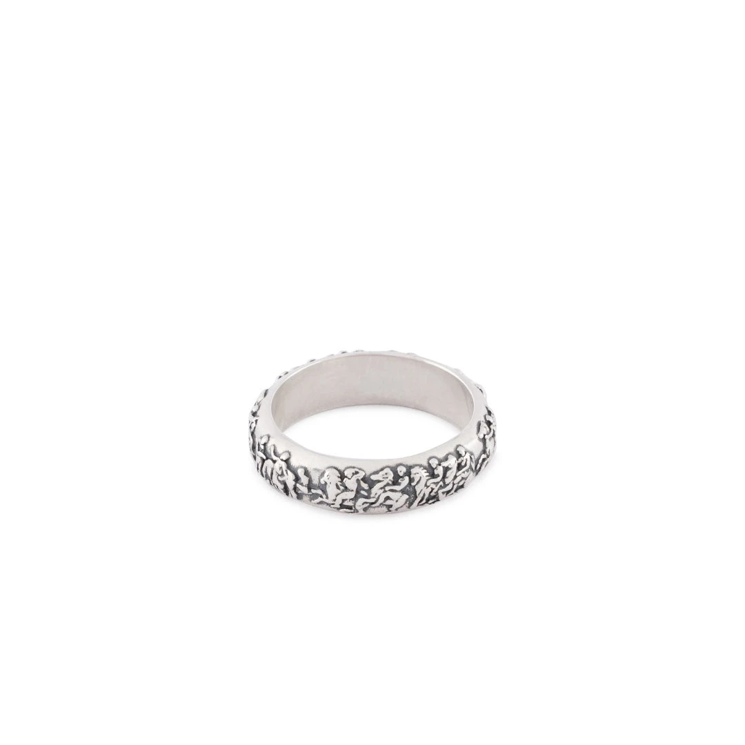 Silver Frieze Ring 3 Silver Frieze Ring