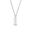 Silver Ingot Pendant Necklace -Serge DeNimes Jewelry Shop Silver Ingot Necklace Product Shot White 2023