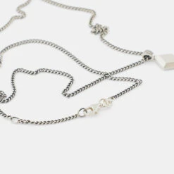 Silver Jewel Necklace -Serge DeNimes Jewelry Shop Silver Jewel Necklace White 4