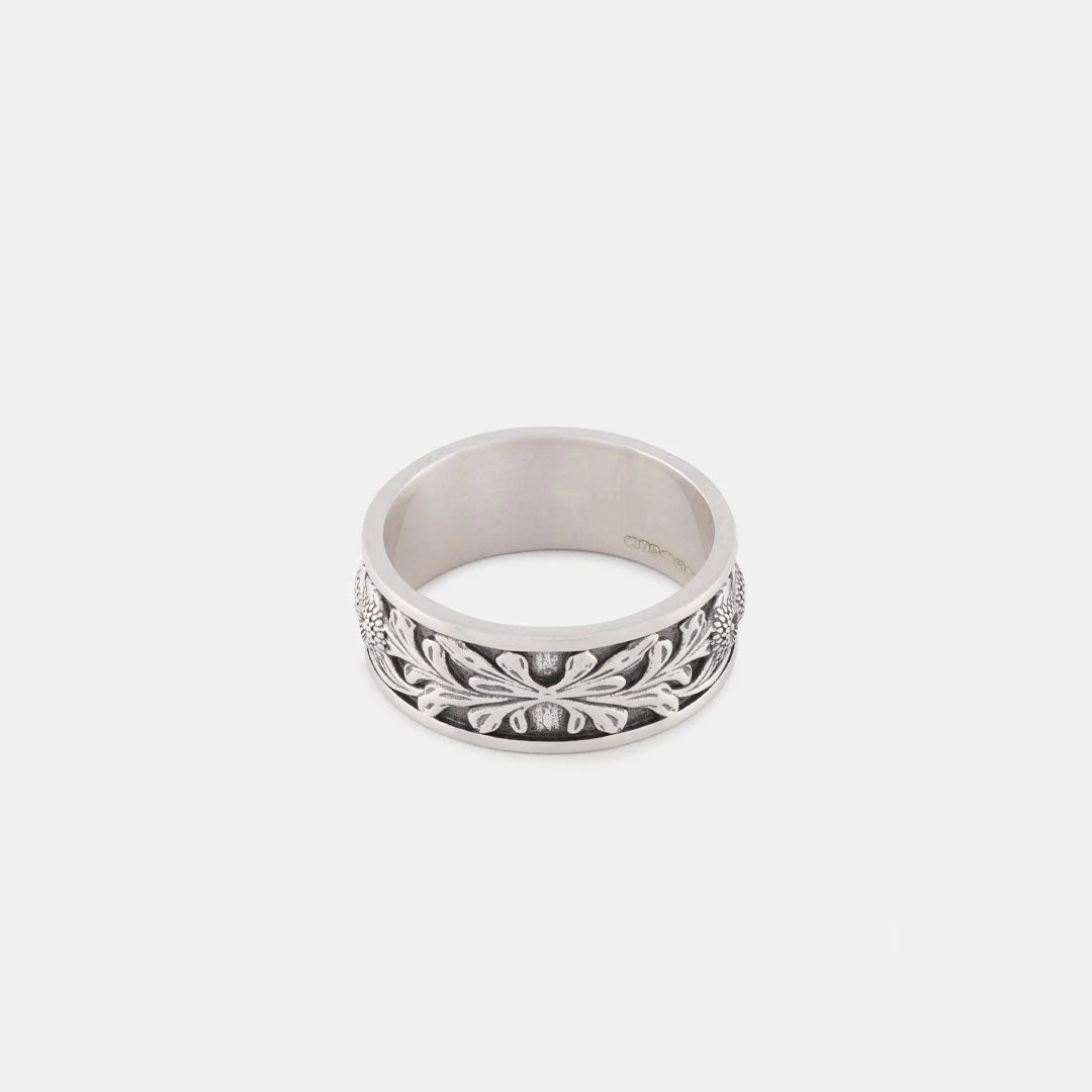 Silver Kabuto Ring 8 Silver Kabuto Ring - Image 6