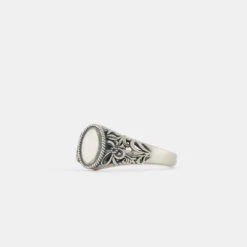 Silver Lace Ring -Serge DeNimes Jewelry Shop Silver Lace Ring Grey 2