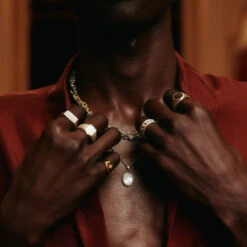 Silver Paragon Necklace -Serge DeNimes Jewelry Shop Silver Paragon Necklace