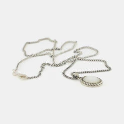 Silver Paragon Necklace -Serge DeNimes Jewelry Shop Silver Paragon Necklace White 4