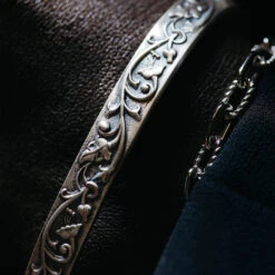 Silver Pergola Cuff -Serge DeNimes Jewelry Shop Silver Pergola Bangle