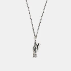 Silver Pioneer Necklace -Serge DeNimes Jewelry Shop Silver Pioneer Necklace Product Shot 2 Grey